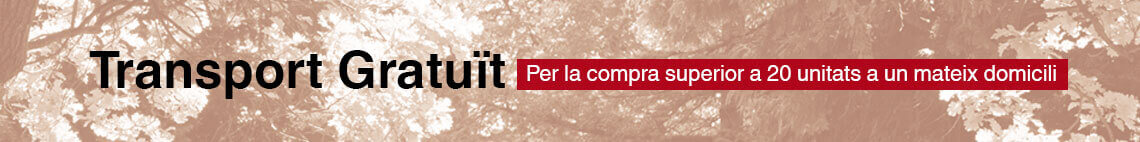 Transport Gratuït - Per la compra superior a 20 unitats a un mateix domicili
